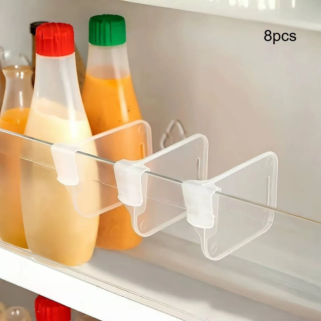 Essentya - 4/8Pcs Séparateur pour rangement frigo